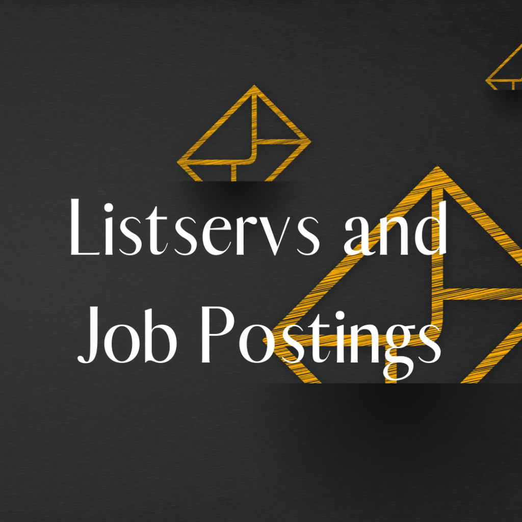 Job Posting Listservs